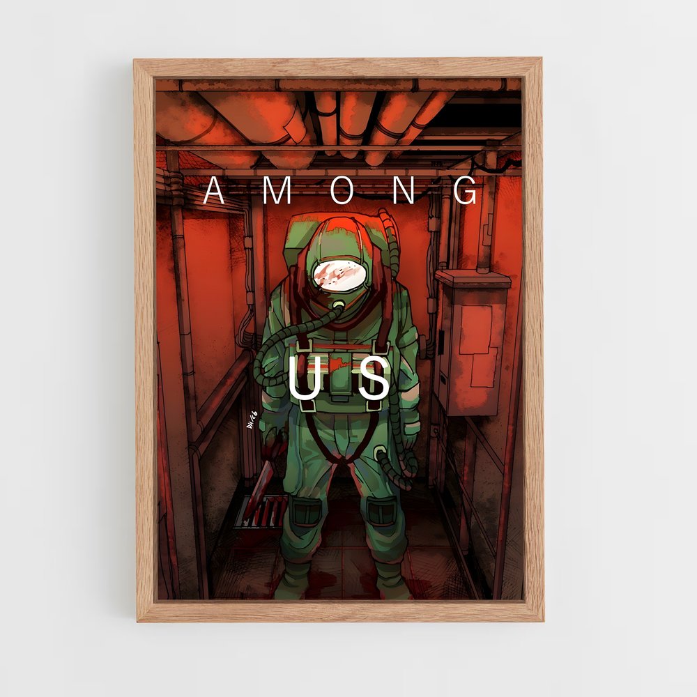 Poster Imposteur en Action – affiche Among us (vue 4)